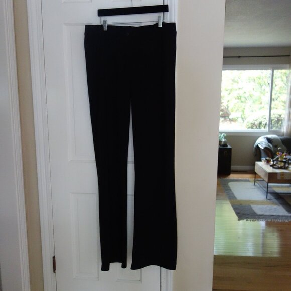 NWT YOGIPACE Black Pull-On Nylon Elastane Black Activewear Pants XXL Tall - Picture 3 of 4